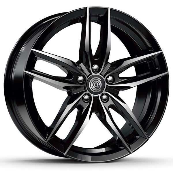 Llantas Coro wheels A7 Negro-pulido