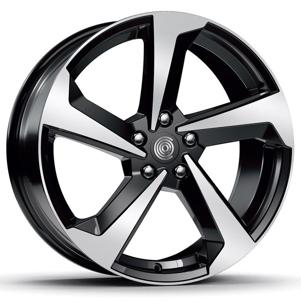 Llantas Coro wheels A6 Negro-pulido
