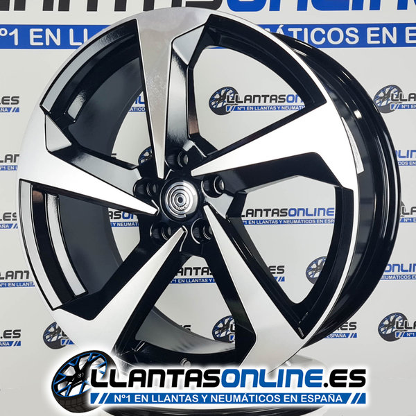 Llantas Coro wheels A6 Negro-pulido